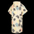 Mystic - Poncho Velours AOP - Pastel Yellow